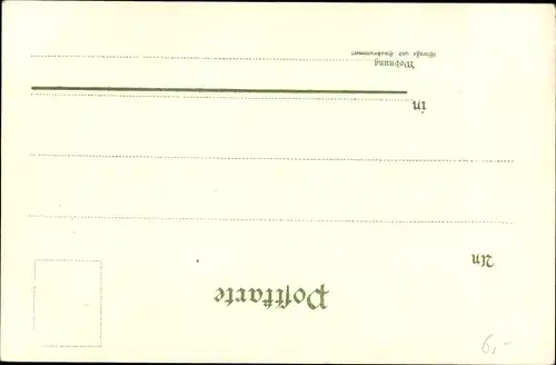 Litho Auf Regen folgt Sonnenschein, Sturm, Barometer