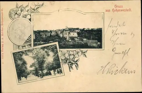 Ak Hohenwestedt in Schleswig Holstein, Blick auf den Ort