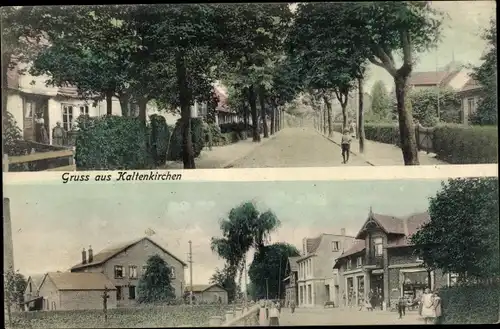 Ak Kaltenkirchen in Holstein, Straßenpartie, Geschäft