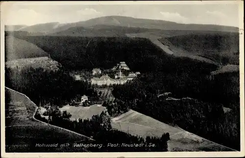 Ak Neustadt in Sachsen, Hohwald mit Valtenberg, Landschaft