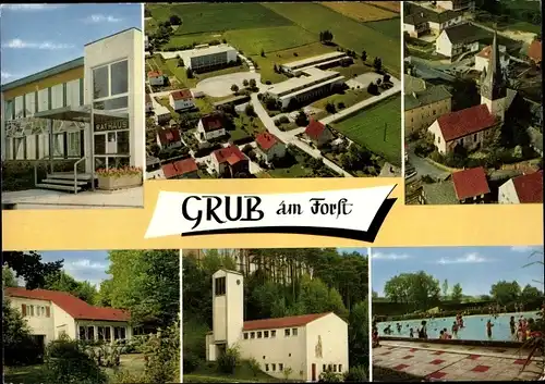 Ak Grub am Forst, Ortspartie