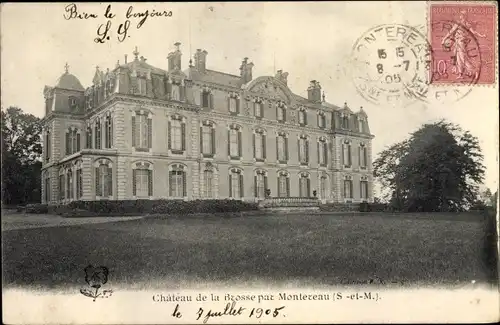 Ak Montereau Fault Yonne Seine et Marne, Chateau de la Brosse par Montereau