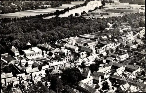 Ak Rosny sur Seine Yvelines, Vue aerienne