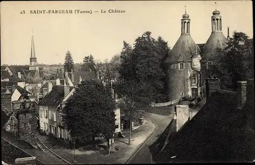 Ak St Fargeau, Yonne, Le Château