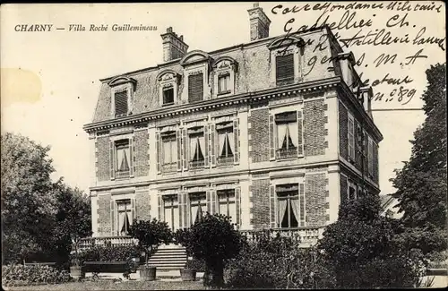 Ak Charny Yonne, Villa  Roché Guillemineau