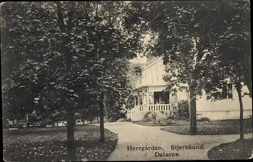 Ak Stjärnsund Hedemora Schweden, Herrgarden