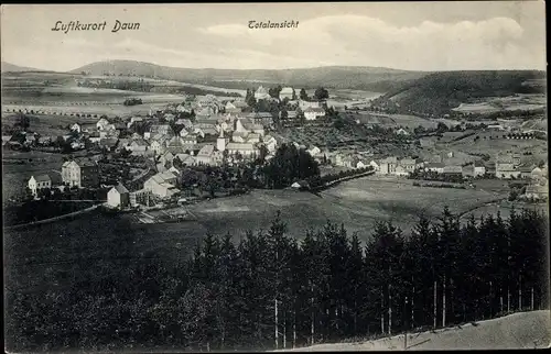 Ak Daun in der Eifel, Totalansicht