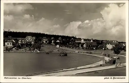 Ak Hahnenklee Bockswiese Goslar, Partie am Teich