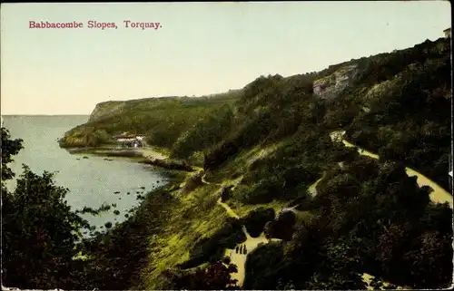 Ak Torquay South West England, Babbacombe Slopes