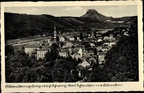 Ak Bad Schandau Sächsische Schweiz, Gesamtansicht