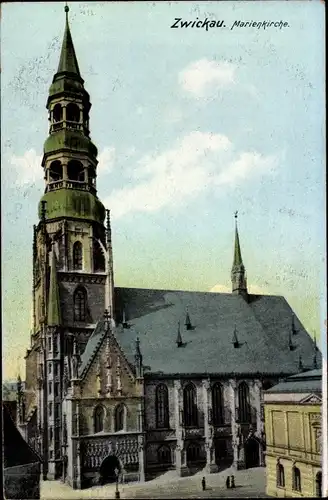 Ak Zwickau in Sachsen, Marienkirche