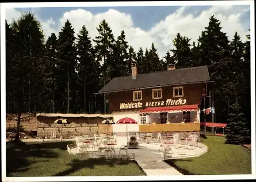 Ak Braunlage im Oberharz, Waldcafé Dieter Hucks