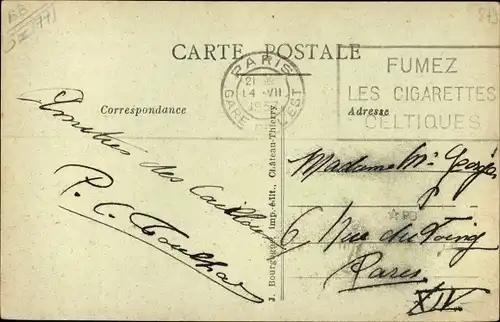 Ak Biercy Seine et Marne, Vue generale