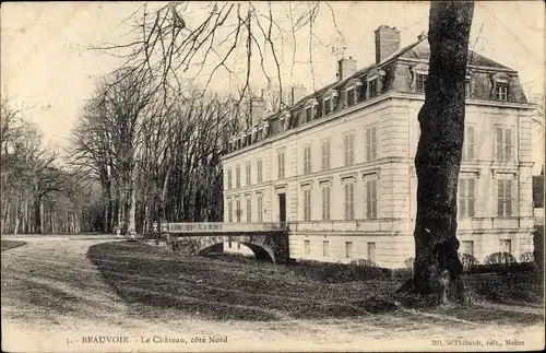 Ak Beauvoir Seine et Marne, Le Chateau