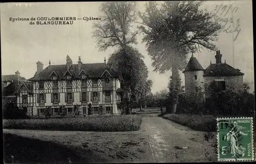 Ak Rozay-en-Brie Seine et Marne, Chateau de Blandureau