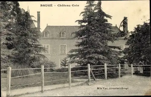 Ak Baugé Maine et Loire, Chateau Coin