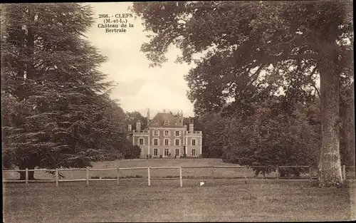 Ak Clefs Maine et Loire, Chateau de la Bertraie