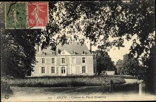 Ak Combrée Haut Anjou Maine et Loire, Chateau du Plessis