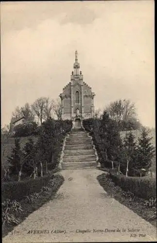 Ak Avermes Allier, Chapelle Notre Dame de la Salette