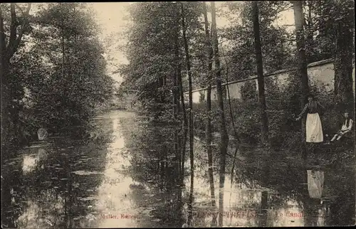 Ak Plessis Trevise Val de Marne, Le Canal