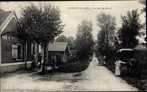 Ak Gambais Yvelines, La Rue de Rivoli