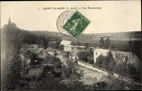 Ak Saint Claude Loir et Cher, Vue panoramique