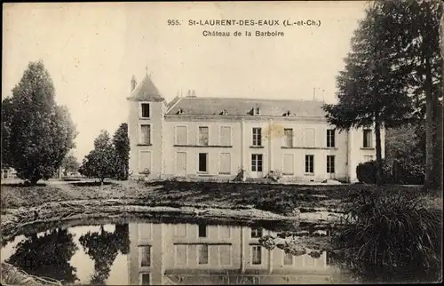 Ak Saint-Laurent-des-Eaux Loir et Cher, Chateau de la Barboire