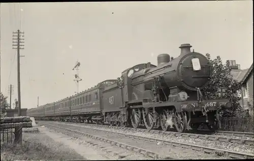 Ak Britische Eisenbahn, Lokomotive Nr. 487