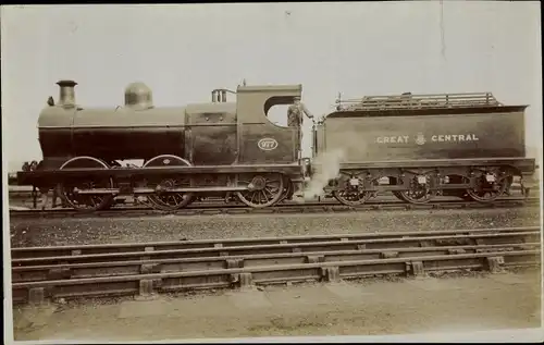 Ak Britische Eisenbahn, Lokomotive Nr. 977, Great Central