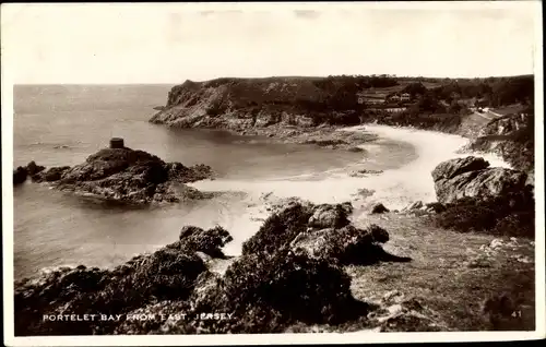 Ak Kanalinsel Jersey, Portelet Bay from East