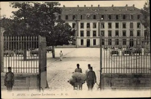 Ak Fontainebleau-Avon Seine et Marne, Quartier Lariboisiere