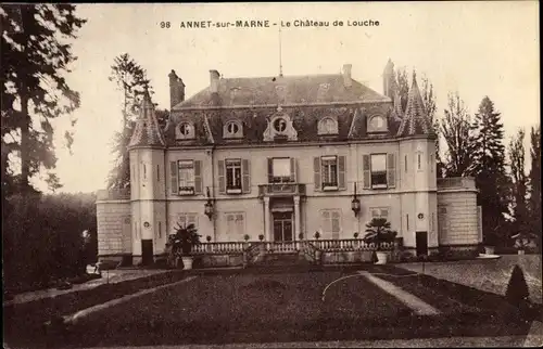 Ak Annet Seine et Marne, Chateau de Louche