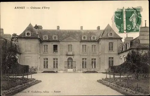 Ak Annet Seine et Marne, Chateau d'Etry