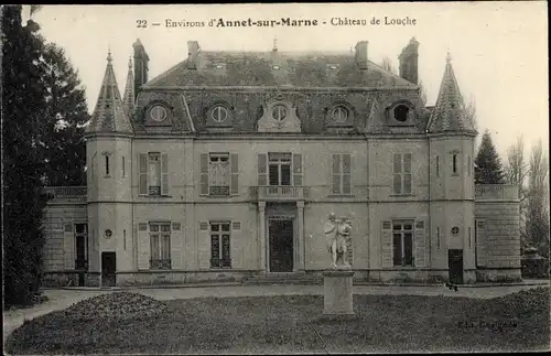 Ak Annet Seine et Marne, Chateau de Louche