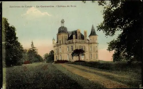 Ak La Cornuaille Val d’Erdre Auxence Maine et Loire, Chateau de Bruc