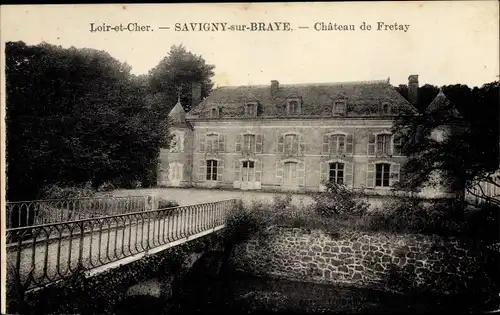 Ak Savigny-sur-Braye Loir et Cher, Chateau de Fretay