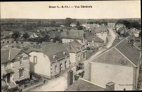 Ak Droué Loir-et-Cher, Vue Generale