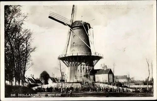 Ak De Hollandsche Molen, Windmühle