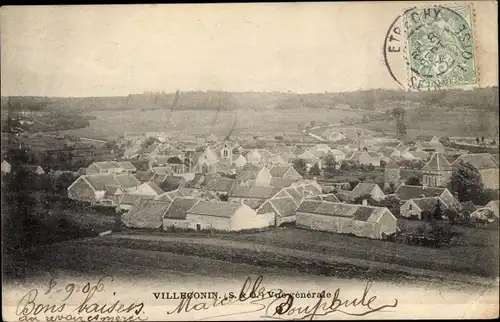 Ak Villeconin Essonne, Vue generale