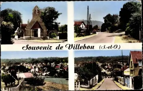 Ak La Roche Villebon Essonne, Teilansichten, Kirche