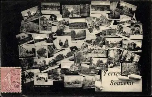 Ak Yerres Essonne, Teilansichten