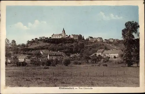 Ak Châteaufort Yvelines, Vue Generale