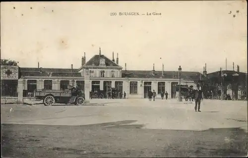 Ak Bourges Cher, La Gare
