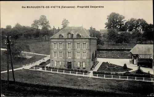 Ak Sainte Marguerite de Viette Calvados, Propriete Desjardins