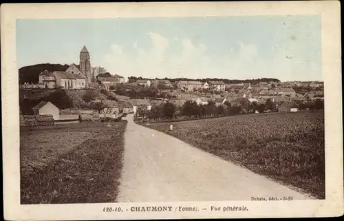 Ak Chaumont, Yonne, Vue générale