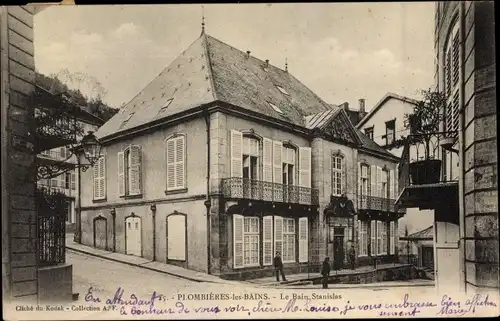 Ak Plombières les Bains Lothringen Vosges, Le Bain Stanislas