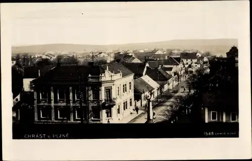 Foto Ak Chrást u Plzně Region Pilsen, Panorama