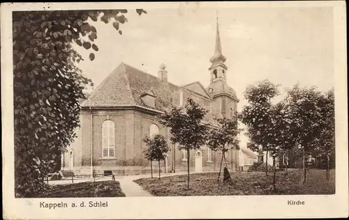 Ak Kappeln an der Schlei, Kirche