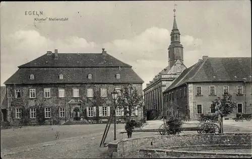 Ak Egeln in Sachsen Anhalt, Kloster Marienstuhl, Kirche