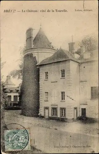 Ak Breau Seine et Marne, Le Chateau